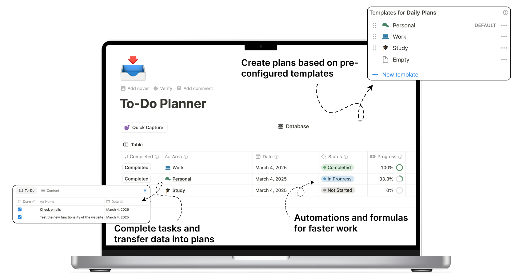 Notion To-Do Planner Template